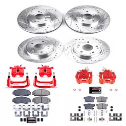 PowerStop Z23 Evolution Sport Brake Upgrade Kits with Calipers for 2006-2007 ACCORD - KC2743