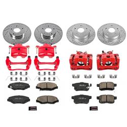 PowerStop Z23 Evolution Sport Brake Upgrade Kits with Calipers for 2008-2010 ACCORD - KC2744