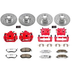 PowerStop Z26 Street Warrior Brake Upgrade Kits with Calipers for 2004-2006 BAJA - KC2748-26