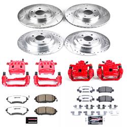 PowerStop Z26 Street Warrior Brake Upgrade Kits with Calipers for 2002-2004 LEGACY - KC2750-26