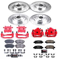PowerStop Z23 Evolution Sport Brake Upgrade Kits with Calipers for 2002-2004 LEGACY - KC2750