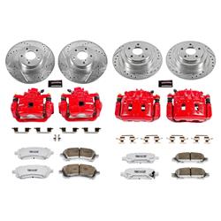 PowerStop Z26 Street Warrior Brake Upgrade Kits with Calipers for 2001 LEGACY, 2001-2002 OUTBACK - KC2752-26