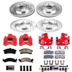 PowerStop Z23 Evolution Sport Brake Upgrade Kits with Calipers for 1993 ALLANTE, 1992-1993 RIVIERA, 1992 TORONADO - KC2760A