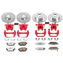 PowerStop Z26 Street Warrior Brake Upgrade Kits with Calipers for 2003-2005 MURANO - KC2767-26