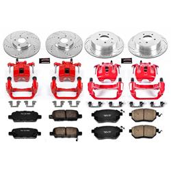 PowerStop Z23 Evolution Sport Brake Upgrade Kits with Calipers for 2003-2005 MURANO - KC2767