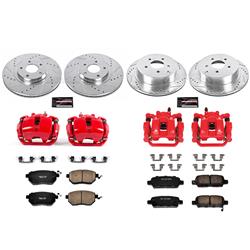 PowerStop Z23 Evolution Sport Brake Upgrade Kits with Calipers for 2003-2005 FX35, FX45 - KC2767A