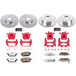 PowerStop Z26 Street Warrior Brake Upgrade Kits with Calipers for 2009-2011 MURANO - KC2767B-26