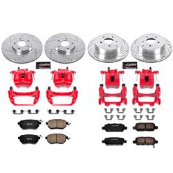 PowerStop Z23 Evolution Sport Brake Upgrade Kits with Calipers for 2009-2011 MURANO - KC2767B