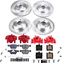 PowerStop Z23 Evolution Sport Brake Upgrade Kits with Calipers for 2001-2002 E430 - KC2790
