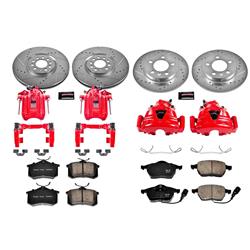 PowerStop Z23 Evolution Sport Brake Upgrade Kits with Calipers for 2000-2006 TT QUATTRO - KC2795