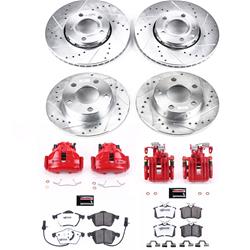PowerStop Z26 Street Warrior Brake Upgrade Kits with Calipers for 2000-2005 PASSAT - KC2800-26