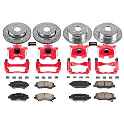 PowerStop Z23 Evolution Sport Brake Upgrade Kits with Calipers for 2008-2012 LIBERTY, 2007-2011 NITRO - KC2832A