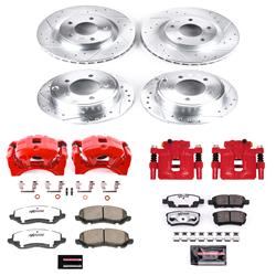 PowerStop Z26 Street Warrior Brake Upgrade Kits with Calipers for 2012 LANCER - KC2840A-26