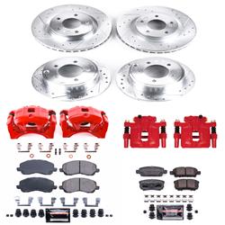 PowerStop Z23 Evolution Sport Brake Upgrade Kits with Calipers for 2012 LANCER - KC2840A