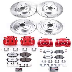 PowerStop Z26 Street Warrior Brake Upgrade Kits with Calipers for 2005-2009 LEGACY - KC286-26