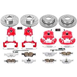 PowerStop Z26 Street Warrior Brake Upgrade Kits with Calipers for 2000 323CI, 1999-2000 323I - KC2867-26