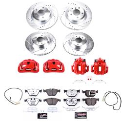 PowerStop Z26 Street Warrior Brake Upgrade Kits with Calipers for 2009-2010 335I XDRIVE, 2007-2008 335XI - KC2883-26
