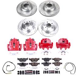 PowerStop Z23 Evolution Sport Brake Upgrade Kits with Calipers for 2006 325I - KC2890