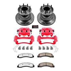 PowerStop Z36 Truck and Tow Brake Upgrade Kits with Calipers for 1999-2002 F-350 SUPER DUTY - KC2907-36