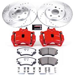 PowerStop Z26 Street Warrior Brake Upgrade Kits with Calipers for 2010-2011 9-5, 2010-2015 CAMARO - KC3031-26