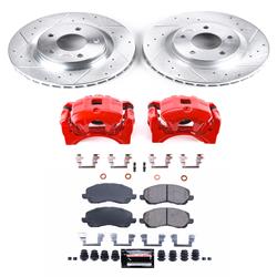 PowerStop Z23 Evolution Sport Brake Upgrade Kits with Calipers for 2008-2016 LANCER, 2007-2020 OUTLANDER, 2011-2021 OUTLANDER SPORT - KC3032A