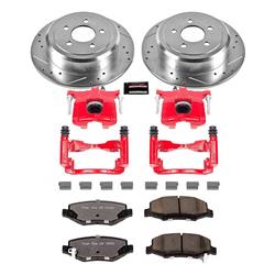 PowerStop Z36 Truck and Tow Brake Upgrade Kits with Calipers for 2008-2012 LIBERTY, 2007-2011 NITRO - KC3046A-36