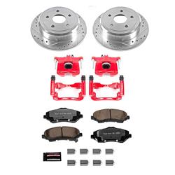 PowerStop Z36 Truck and Tow Brake Upgrade Kits with Calipers for 2007-2017 WRANGLER, 2018 WRANGLER JK - KC3090-36