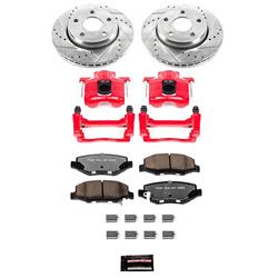 PowerStop Z36 Truck and Tow Brake Upgrade Kits with Calipers for 2007-2017 WRANGLER, 2018 WRANGLER JK - KC3097-36
