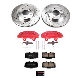 PowerStop Z23 Evolution Sport Brake Upgrade Kits with Calipers for 1989-1992 300ZX - KC3100