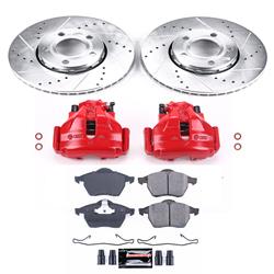 PowerStop Z23 Evolution Sport Brake Upgrade Kits with Calipers for 1996-1998 A4, A4 QUATTRO - KC3103