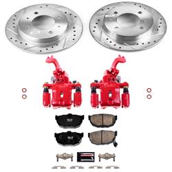 PowerStop Z23 Evolution Sport Brake Upgrade Kits with Calipers for 1997-2000 ELANTRA, 1997-2001 TIBURON - KC3106B