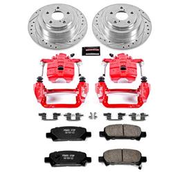 PowerStop Z23 Evolution Sport Brake Upgrade Kits with Calipers for 2000-2004 OUTBACK, LEGACY, 2003-2006 BAJA - KC3124