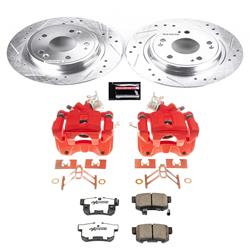 PowerStop Z26 Street Warrior Brake Upgrade Kits with Calipers for 2005-2007 ACCORD - KC3128-26