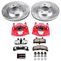 PowerStop Z36 Truck and Tow Brake Upgrade Kits with Calipers for 1990-1993 COMMERCIAL CHASSIS, DEVILLE, 1990-1992 FLEETWOOD - KC3132-36
