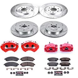 PowerStop Z23 Evolution Sport Brake Upgrade Kits with Calipers for 2004-2009 SRX - KC4014