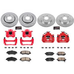 PowerStop Z23 Evolution Sport Brake Upgrade Kits with Calipers for 2008-2012 GRAND CARAVAN, TOWN & COUNTRY, 2009-2012 ROUTAN - KC4015