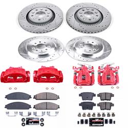 PowerStop Z23 Evolution Sport Brake Upgrade Kits with Calipers for 2008-2009 TAURUS X - KC4039A