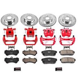 PowerStop Z23 Evolution Sport Brake Upgrade Kits with Calipers for 2005-2010 JETTA, 2006-2009 RABBIT - KC4068A