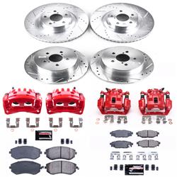 PowerStop Z23 Evolution Sport Brake Upgrade Kits with Calipers for 2005 LEGACY, OUTBACK - KC4081