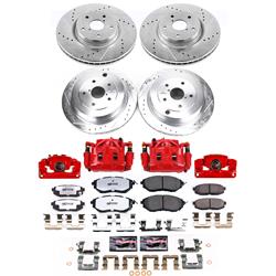 PowerStop Z26 Street Warrior Brake Upgrade Kits with Calipers for 2006-2007 B9 TRIBECA, 2008-2014 TRIBECA - KC4088-26
