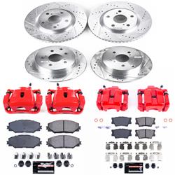 PowerStop Z23 Evolution Sport Brake Upgrade Kits with Calipers for 2009-2011 MATRIX, 2009-2010 VIBE - KC4099