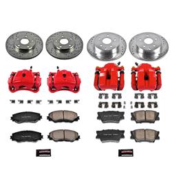 PowerStop Z23 Evolution Sport Brake Upgrade Kits with Calipers for 2006-2011 RAV4 - KC4100