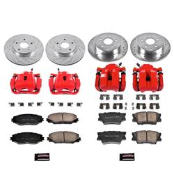 PowerStop Z23 Evolution Sport Brake Upgrade Kits with Calipers for 2006-2012 RAV4 - KC4101