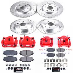 PowerStop Z23 Evolution Sport Brake Upgrade Kits with Calipers for 2011-2018 RAV4 - KC4101A