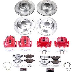 PowerStop Z26 Street Warrior Brake Upgrade Kits with Calipers for 2007 328XI - KC4102-26