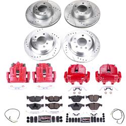 PowerStop Z23 Evolution Sport Brake Upgrade Kits with Calipers for 2007 328XI - KC4102