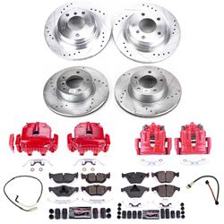 PowerStop Z23 Evolution Sport Brake Upgrade Kits with Calipers for 2007 328I, 328XI - KC4103