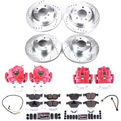 PowerStop Z23 Evolution Sport Brake Upgrade Kits with Calipers for 2009-2010 328I XDRIVE, 2008 328XI - KC4105