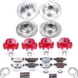 PowerStop Z26 Street Warrior Brake Upgrade Kits with Calipers for 2007 328I - KC4106-26