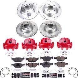 PowerStop Z23 Evolution Sport Brake Upgrade Kits with Calipers for 2007 328I - KC4106
